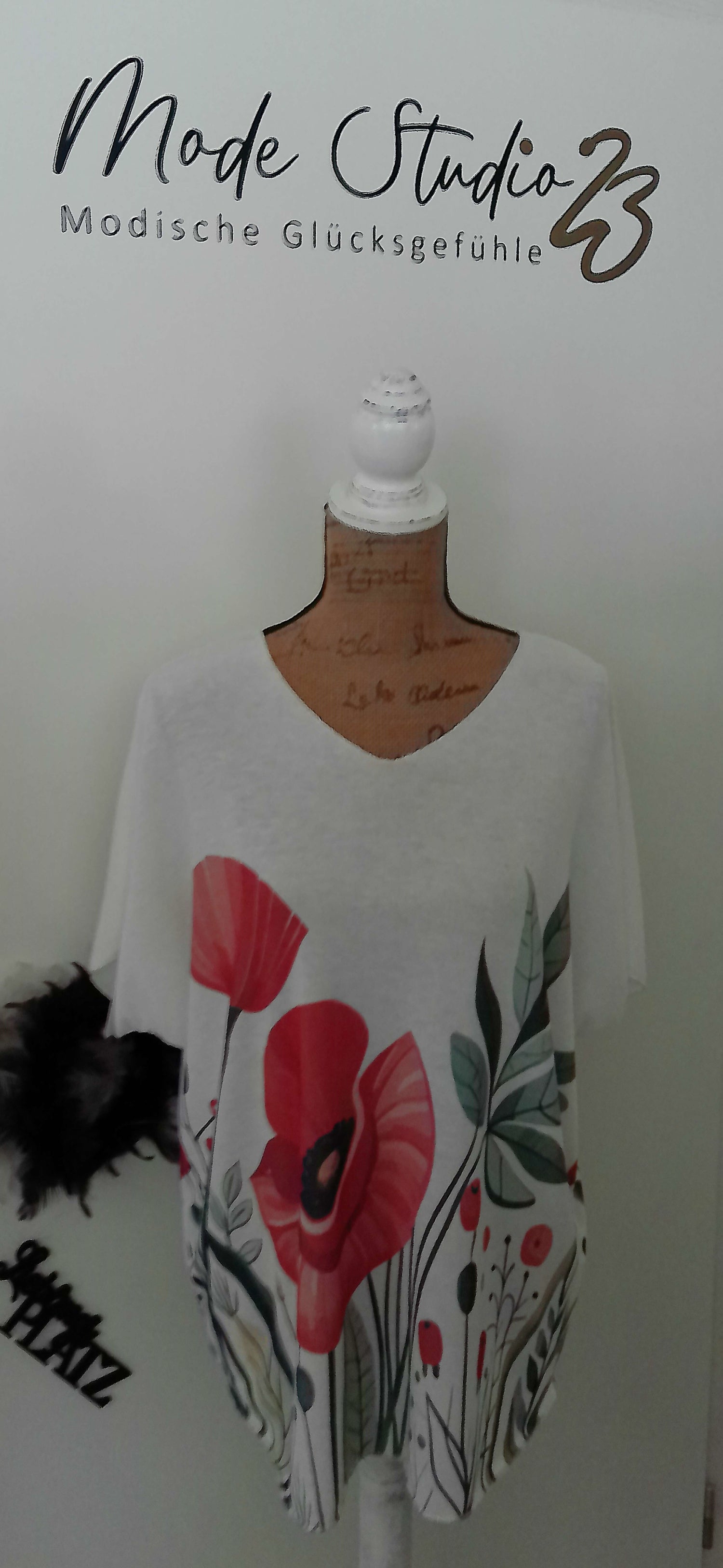 T-Shirt Blumenmotiv