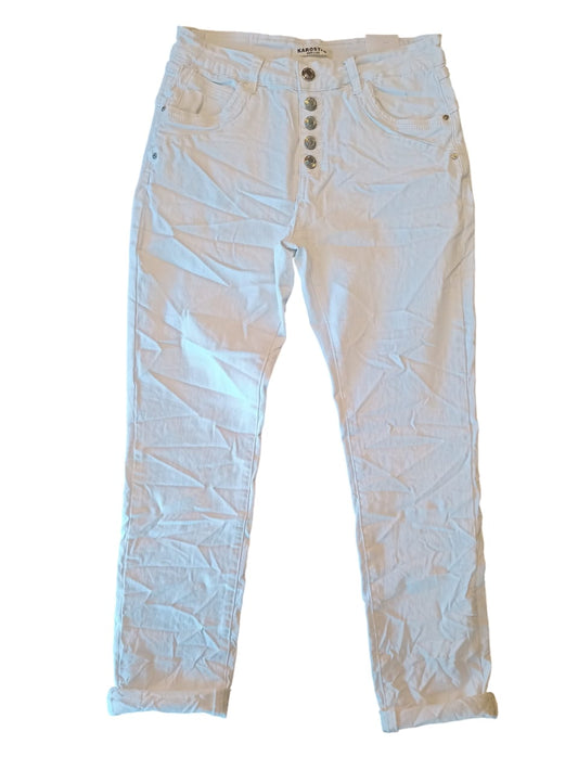 weiße Jeans