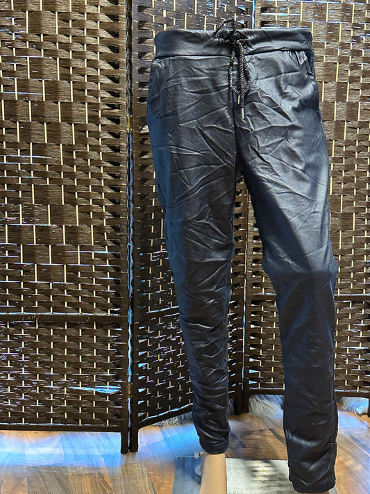 Jogpants "Lederoptik"